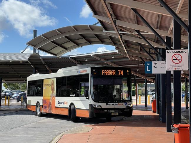 Palmerston Bus Interchange. Picture: Annabel Bowles