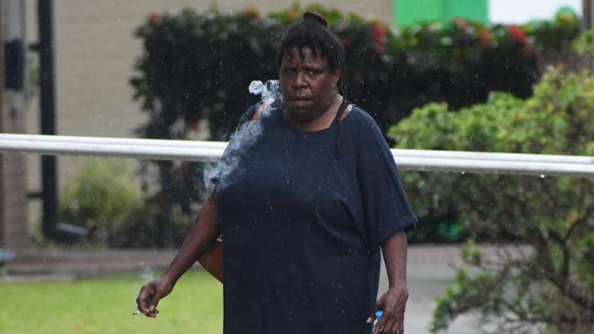 May Diana Idai outside the Ingham Magistrates Court on Thursday, March 28. Picture: Cameron Bates