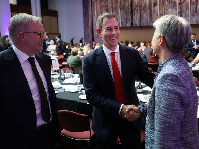 File photo of the secret dining trio. Picture: NCA NewsWire / Gary Ramage