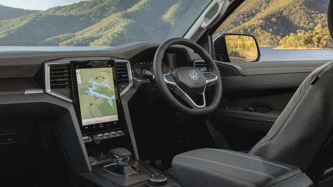 The Amarok has one of the nicest ute interiors.