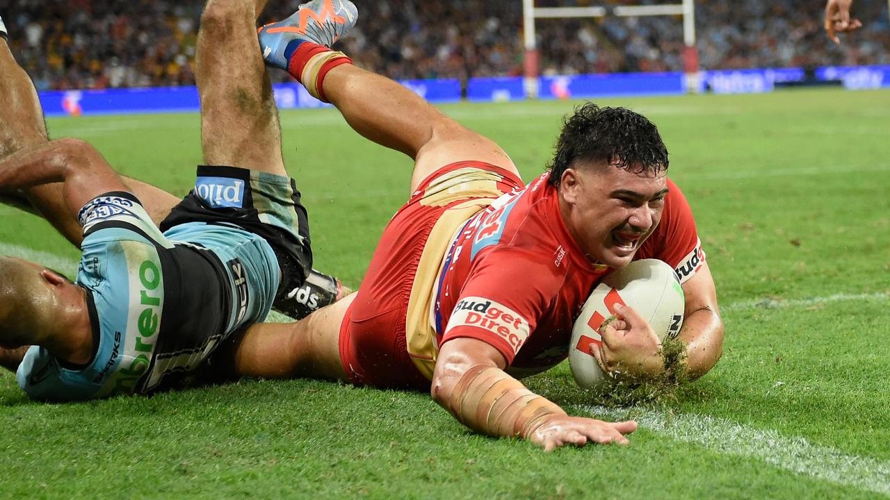 Valynce Te Whare scored two tries on debut. Picture: NRL Photos