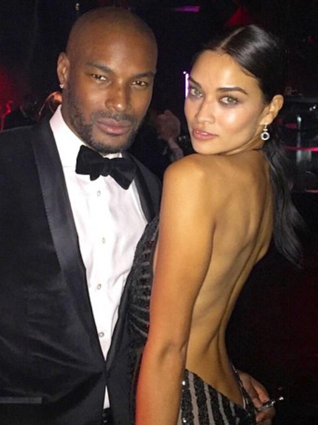 Tyson Beckford and ex girlfriend Shanina Shaik. Picture: Instagram selfiepix