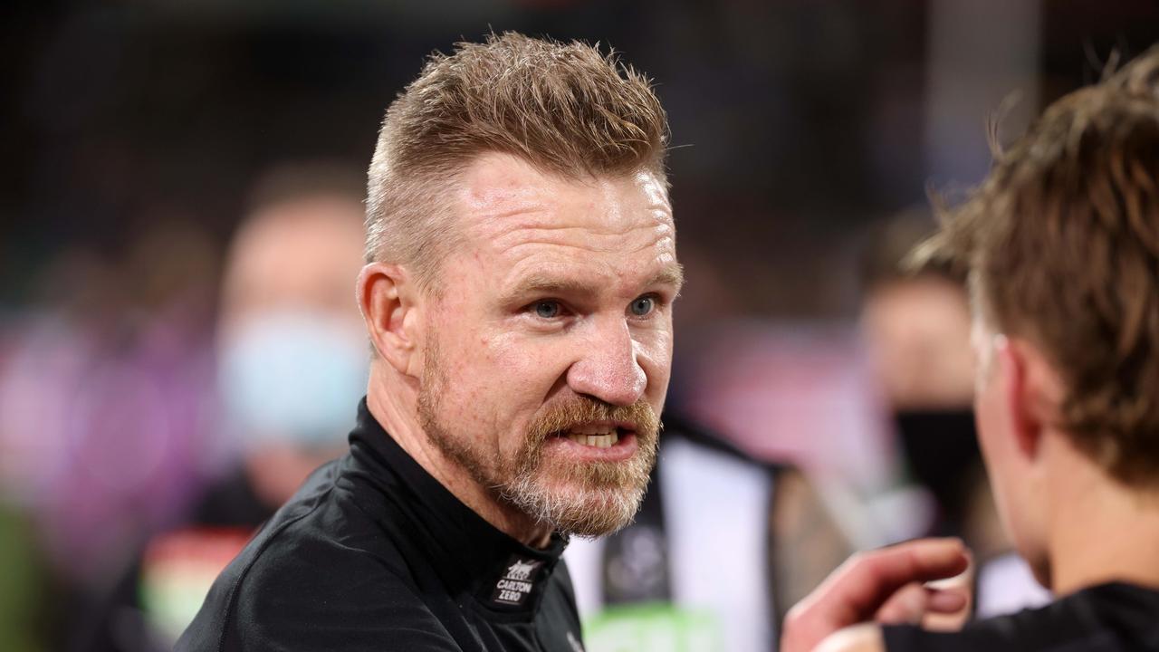 Nathan Buckley has responded to Lumumba’s explosive claims. Picture: Getty Images