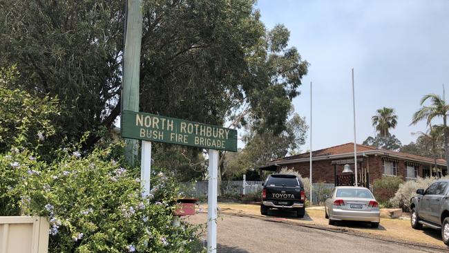 The North Rothbury bush fire station. Pic Amy Ziniak