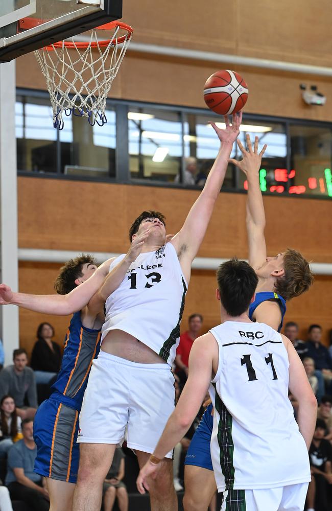 GPS basketball Churchie v BBC Saturday August 10, 2024. Picture, John Gass