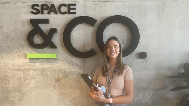 Kate Woodhouse from GTP at Space&amp;Co flexible work sites at Parramatta.