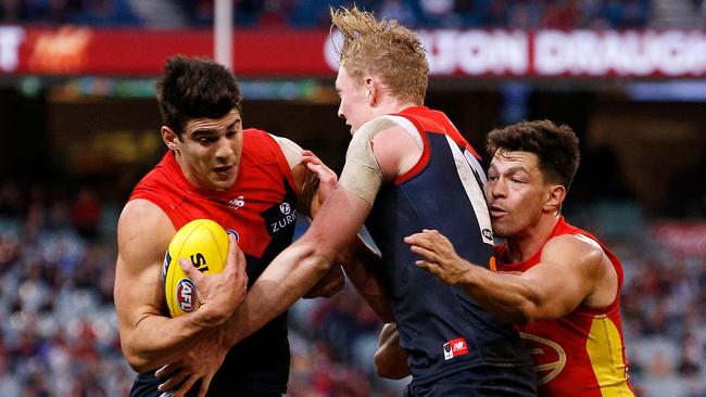 Christian Petracca and Oliver are the new breed of Demon. Pic: AAP