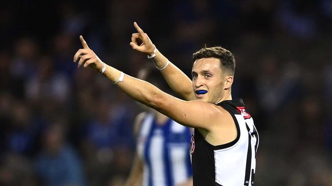 Orazio Fantasia in his sparking debut for Port Adelaide. Picture: Quinn Rooney/Getty Images