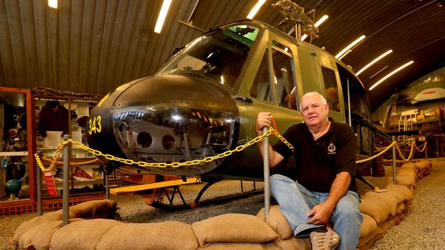 Pictured at the Gold Coast War Museum at Mudgeeraba is Curator Bob Meehan OAM. Picture Mike Batterham