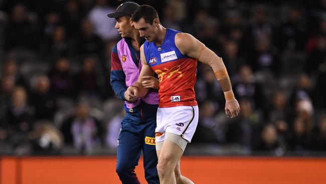 Darcy Gardiner dislocated his shoulder against Collingwood.