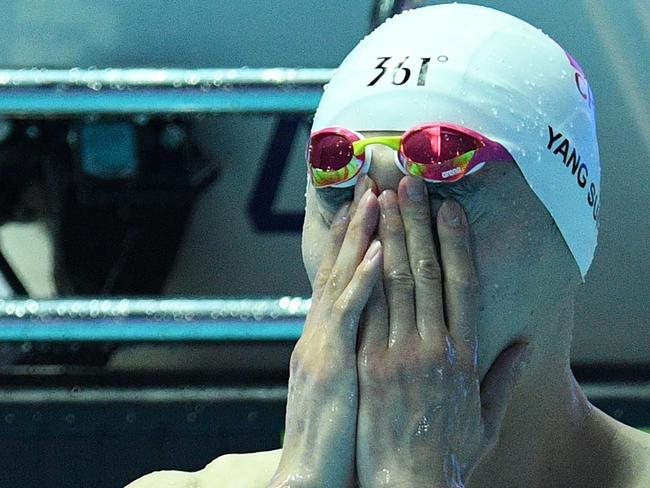 China's Sun Yang has been banned for eight years for doping. Picture: AFP