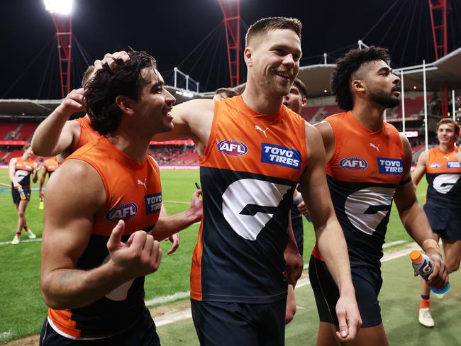 The Giants are in the middle of the pack at the halfway point of the season. Picture: Matt King/AFL Photos/via Getty Images