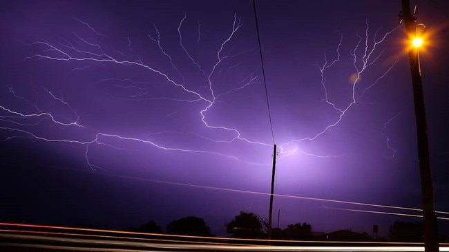 A cracking lightning shot during a thunderstorm over Proserpine last week.