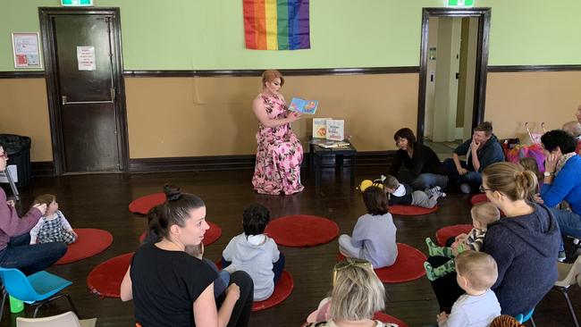 A reading session held at Erskineville in July. Picture: Facebook