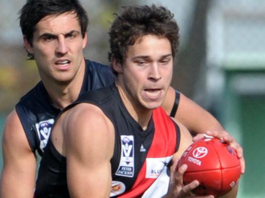 VFL: Essendon V Northen Blues. Essendon no 62 Daniel Coghlan