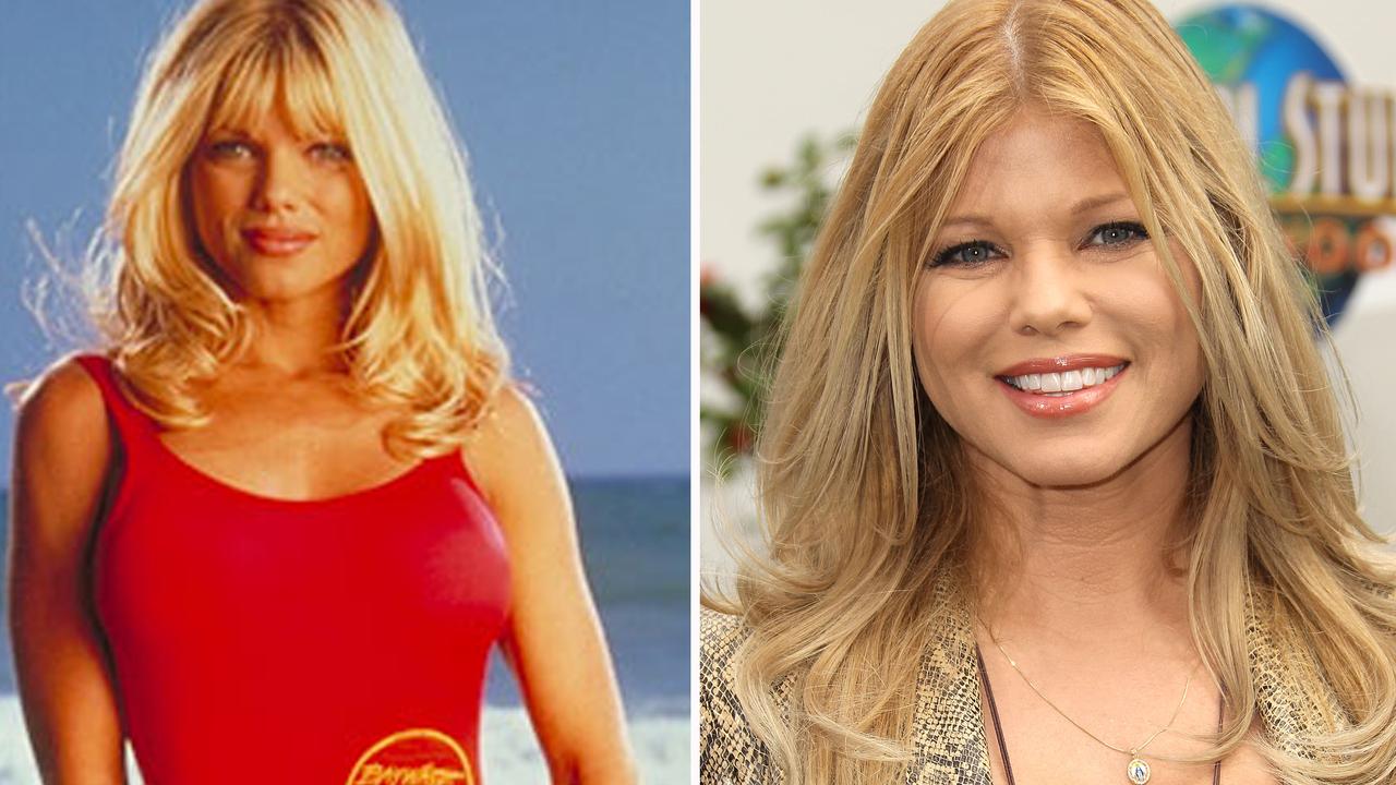 D’Errico’s been open about using plastic surgery to retain her famous Baywatch look. Picture: Getty Images