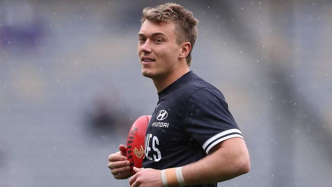 Clangers hurt Patrick Cripps’ KFC SuperCoach score on Sunday. Picture: Paul Kane/Getty Images