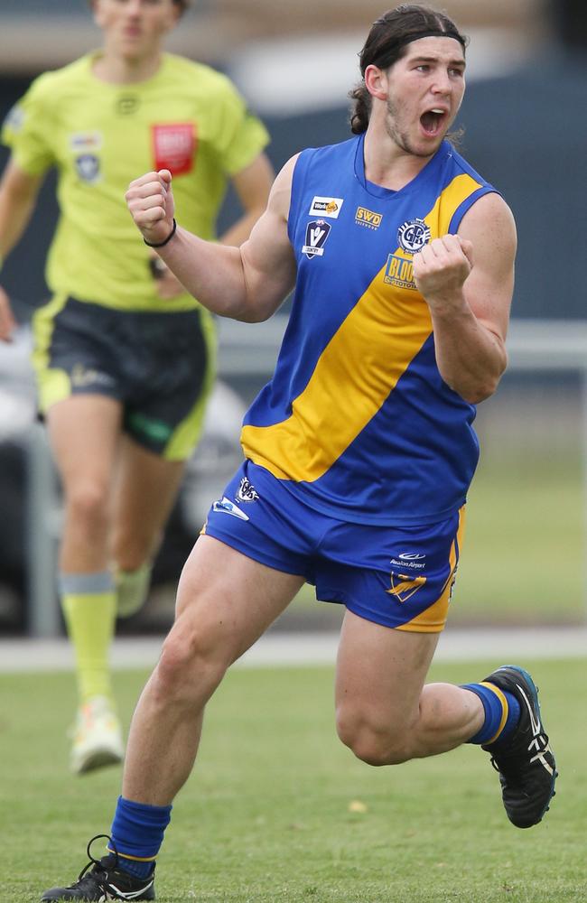 North Shore’s Jacob Sammut-Miljevic was on fire against Bell Park. Picture: Mark Wilson