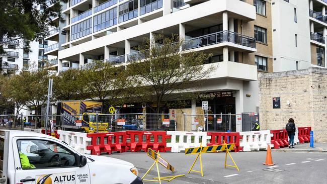 Mascot Tower residents. Corner Bourke st and Church ave Mascot. Residents at Mascot Towers were evacuated in June. Picture: Darren Leigh Roberts