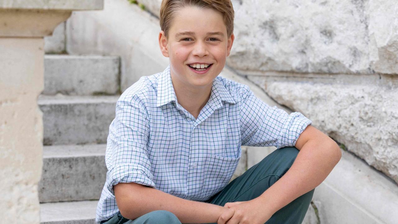 A new portrait was released to mark Prince George's 10th birthday. Picture: Millie Pilkington/Kensington Palace/AFP