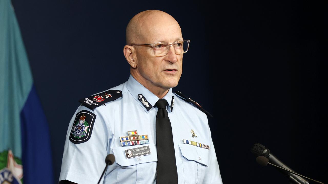 Qld Police Commissioner Steve Gollschewski.