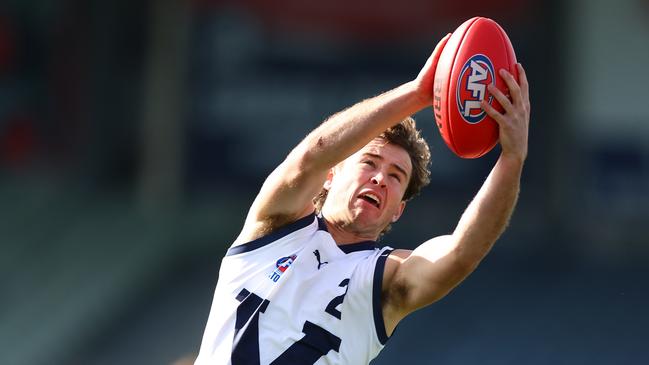 Lachlan Charleson is Ballarat’s best chance of having a player picked. Photo by Graham Denholm/AFL Photos via Getty Images