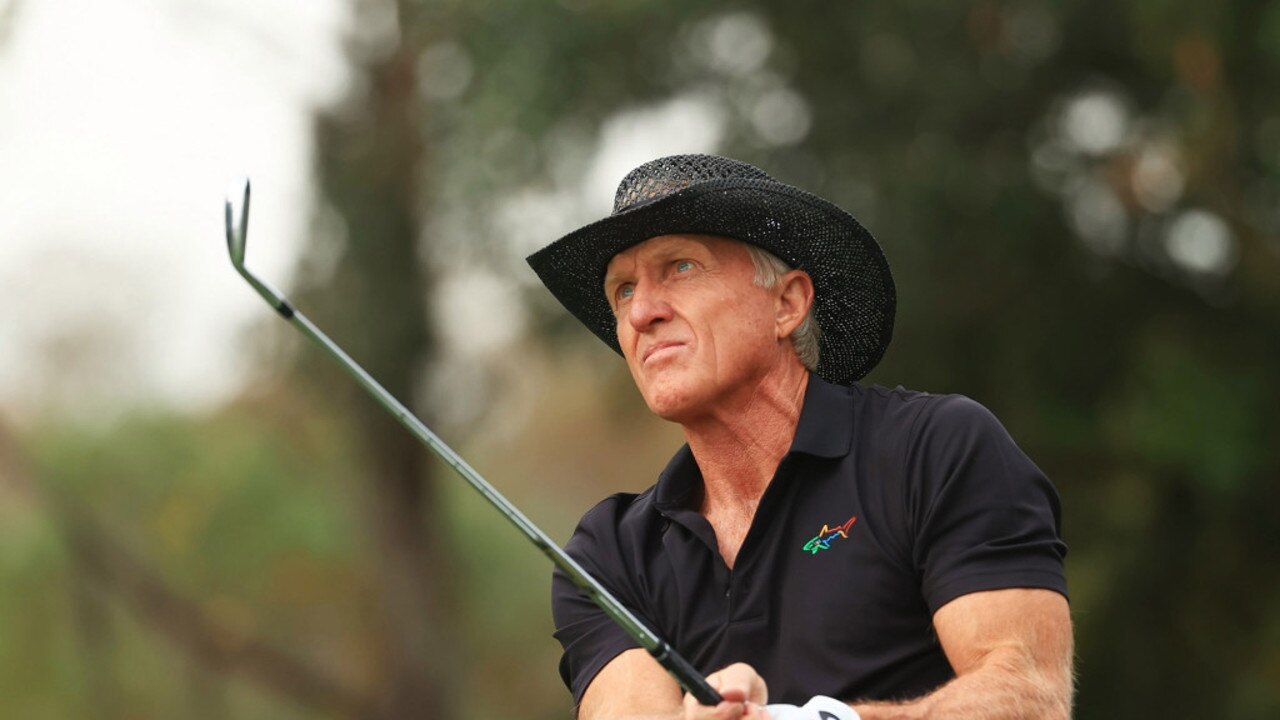 Greg Norman on his Colorado estate.