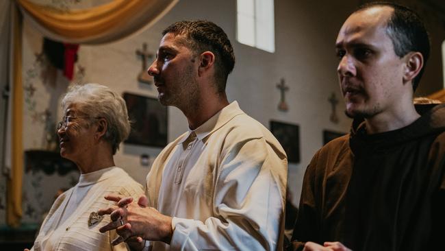 Shia LaBeouf confirmed into Catholic Church, intends to become a deacon. Picture: Facebook.