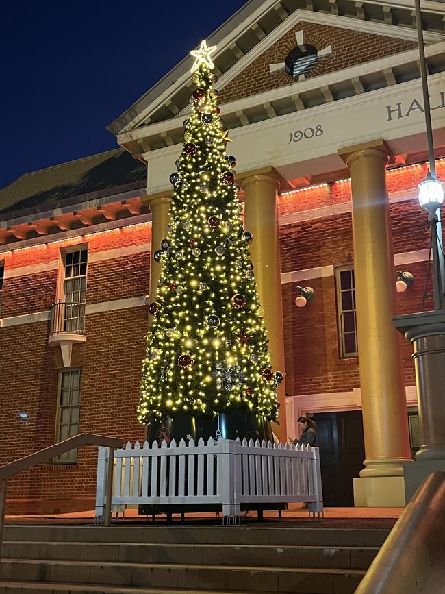 The city turned out to celebrate its annual Christmas carols event.