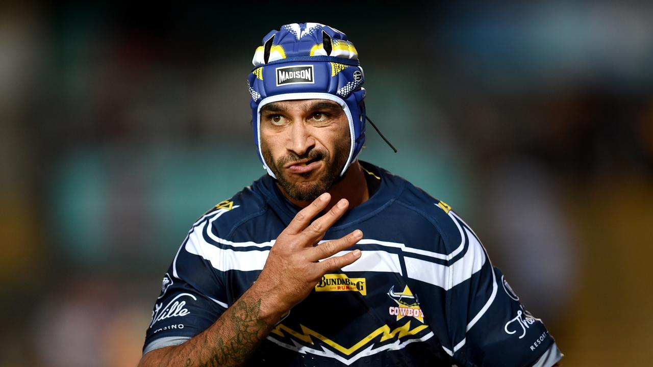 Johnathan Thurston during the North Queensland Cowboys vs Newcastle Knights game at 1300SMILES Stadium. Picture: Alix Sweeney, July 2018