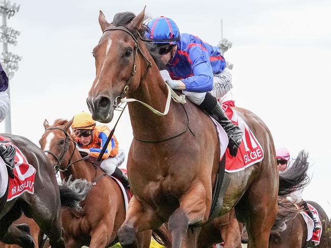 Globe (NZ) ridden by Ethan Brown wins the Ladbrokes Cranbourne Cup at Cranbourne Racecourse on November 23, 2024 in Cranbourne, Australia. (Photo by George Sal/Racing Photos via Getty Images)