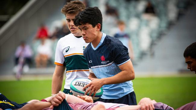 Queensland Reds under 18s v New South Wales under 18s. Picture courtesy of Tom Primmer/QRU.