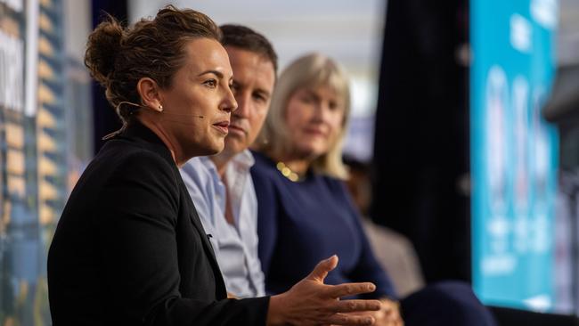 Lia Finocchiaro Leader of the Opposition NT at the NT News Futures Northern Territory forum 2024. Picture: Pema Tamang Pakhrin