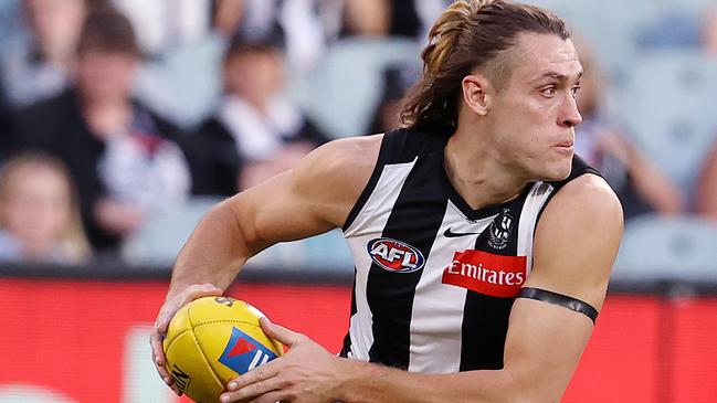 Darcy Moore is also coming out of contract at Collingwood. Picture: Michael Klein