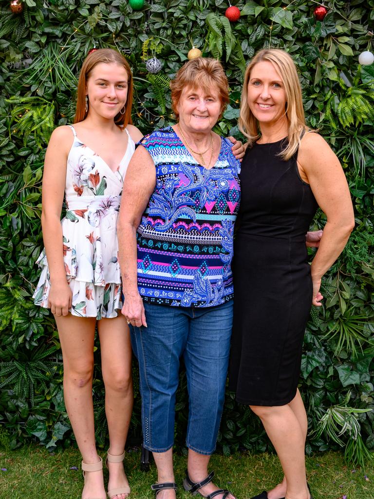 Zaiya Liston, Christine Evans and Natalie Le Lievre