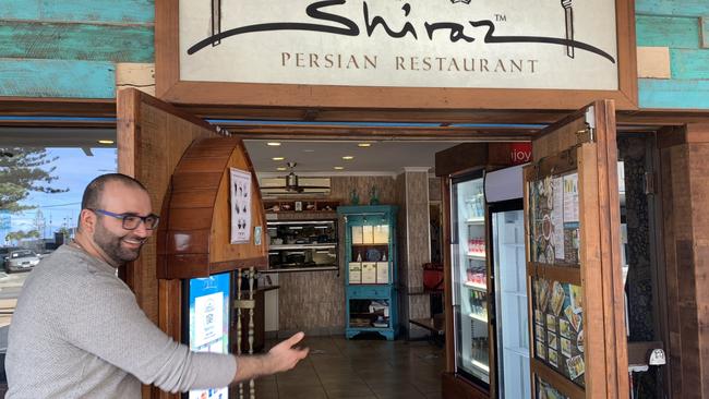 Shiraz Persian restaurant, Surfers Paradise owner Erfan Jalilian. Picture: Ryan Keen