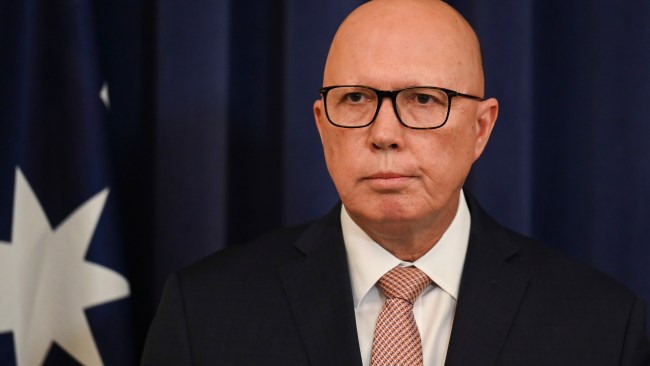 Peter Dutton has called on the government to reconsider UNRWA funding in light of the investigation's findings. Picture: NewsWire / Martin Ollman.