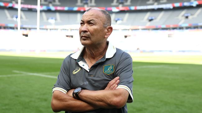 Wallabies coach Eddie Jones wants the referee to keep his whistle in his pocket. Picture: Getty Images