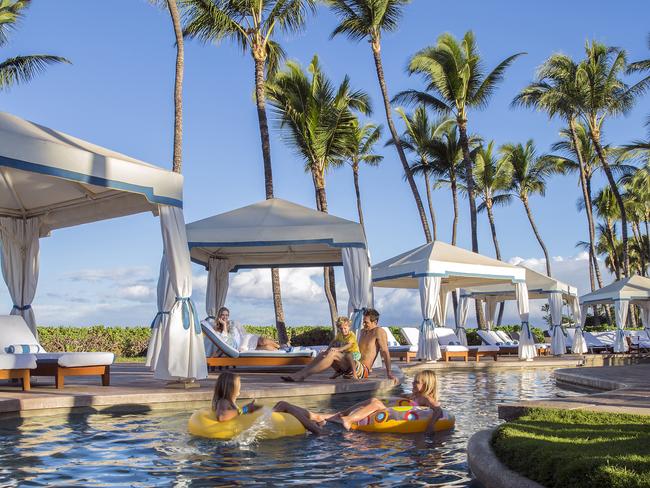 The Grand Wailea aquatic network is a paradise for kids. Picture: Waldorf Astoria