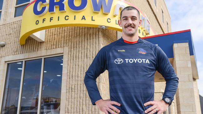 Crow Taylor Walker after his new one-year deal was announced. Picture: NCA NewsWire / Brenton Edwards