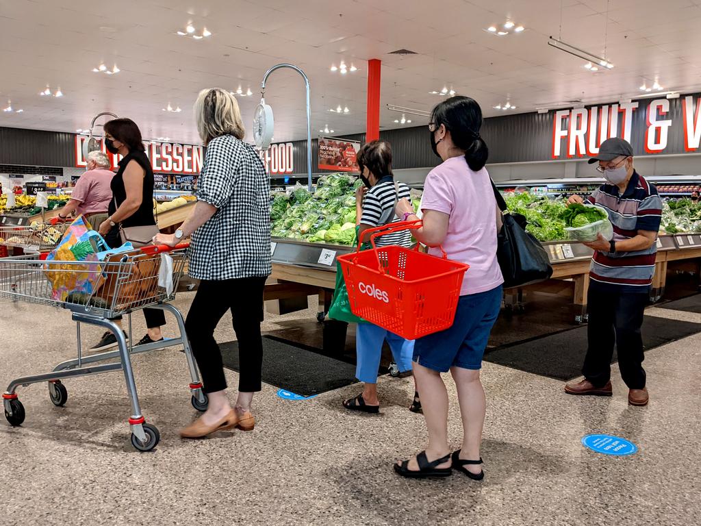 Shoppers are seeing price increases at the checkout. Picture: David Clark