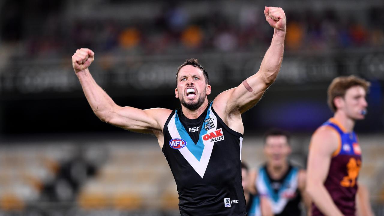 Travis Boak of the Power is enjoying his best ever SuperCoach season.