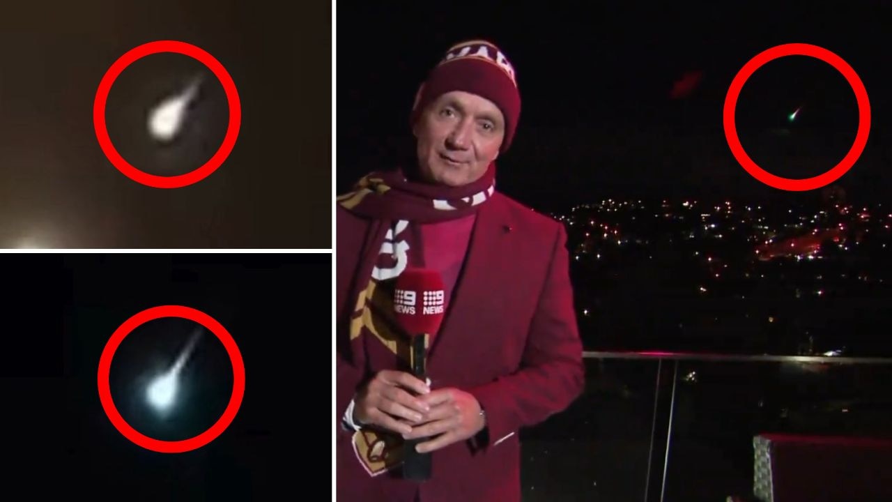 Double holy s#*t! Brilliant meteor lights up sky over Qld