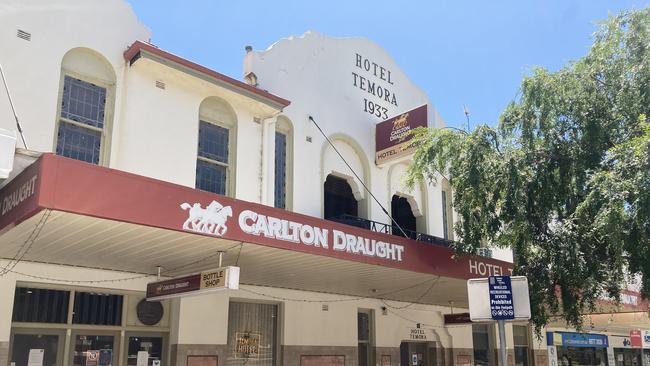 The Temora Hotel was charged last month. Picture Morgan Dyer.