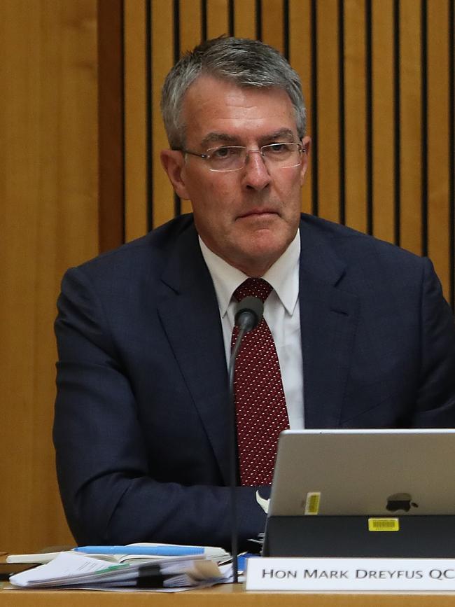 … nor is shadow Attorney-General Mark Dreyfus.