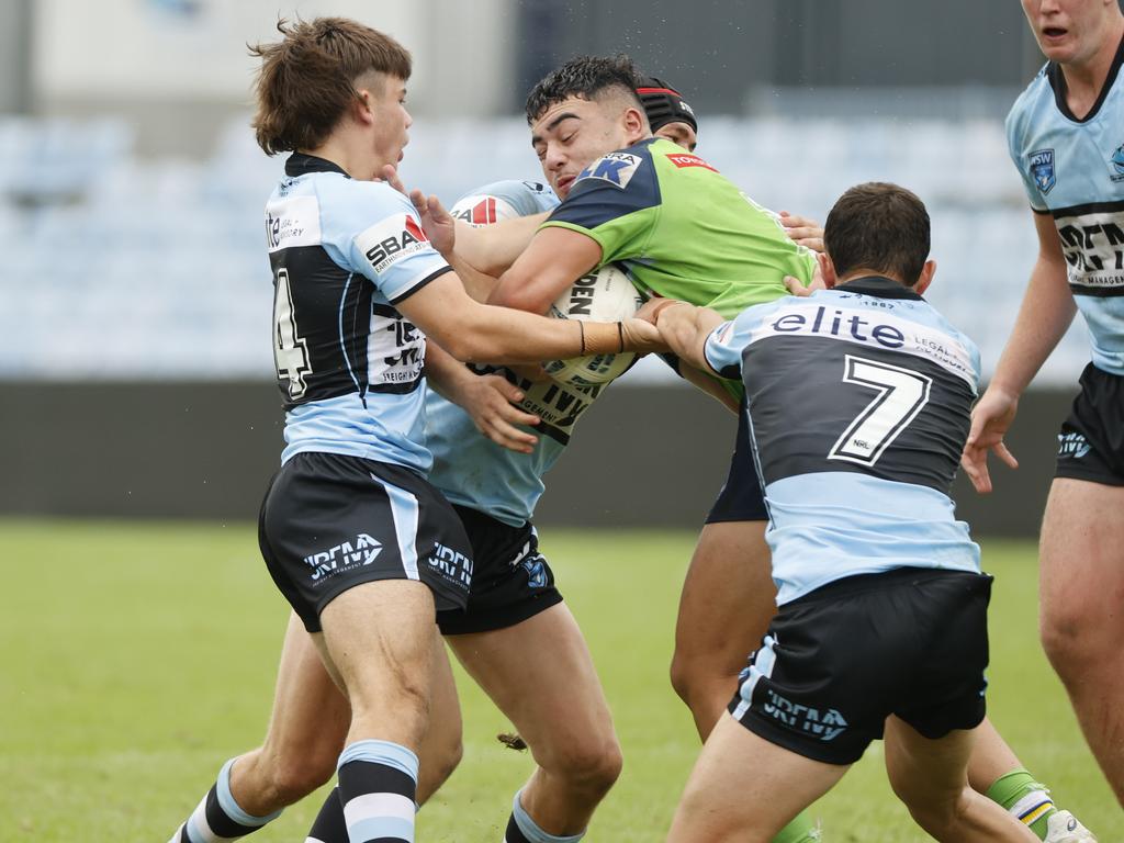 Canberra Raiders hold off Cronulla Sharks to post 24-20 NRL win, Canterbury  Bulldogs defeat Wests Tigers 26-22 - ABC News