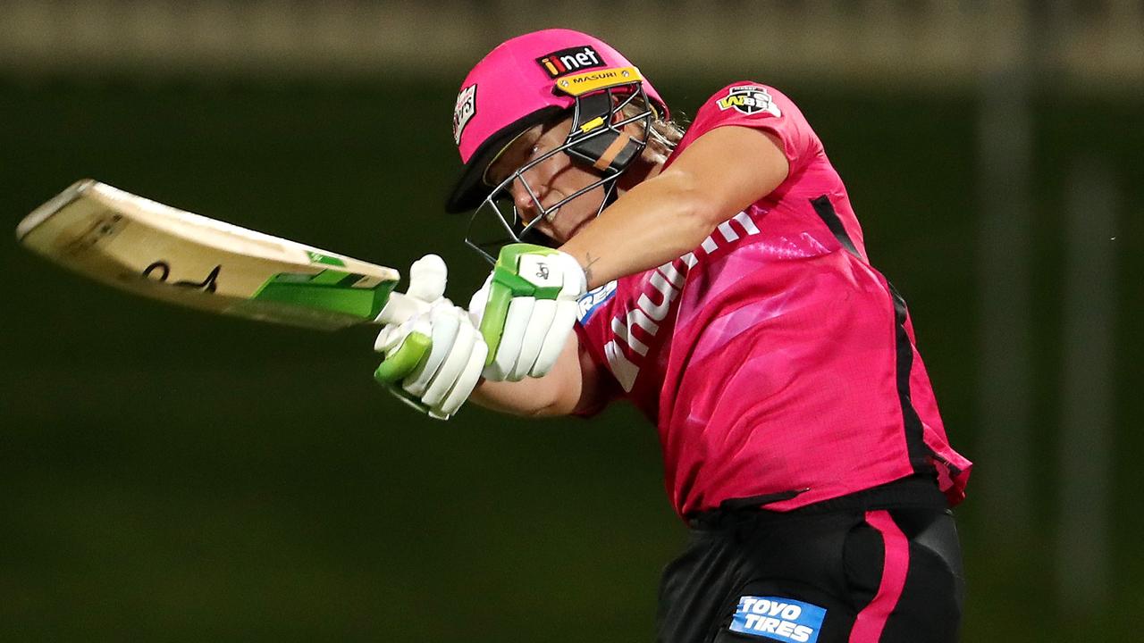 Stumped? Alyssa Healy got off to flyer in Hobart on Thursday with a stunning knock, but a Covid drama has the series up in the air. Picture: Getty Images