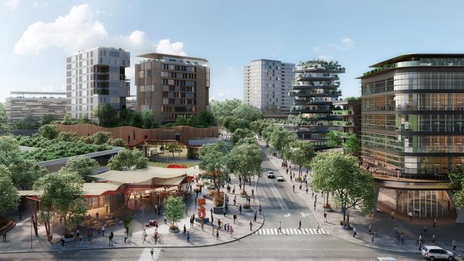 Artist’s impression of the future vision for Ripley Town Centre.