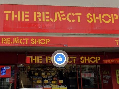 The incident happened at the Reject Shop on Puckle St, Moonee Ponds. Picture: Google