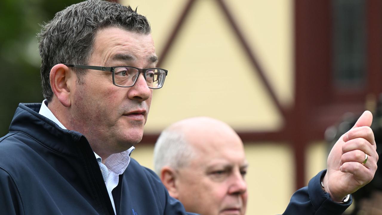 Premier Daniel Andrews remains adamant “not a dollar more’’ than the $380m would be spent on the legal settlement. Picture: Tony Gough